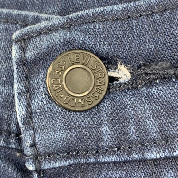 Mens Dark Navy Levis 541 Jeans 36 x 30 0527 Stains - Picture 5 of 10